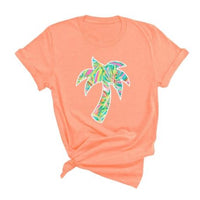 Let's Get Tropical Tee - Sunset