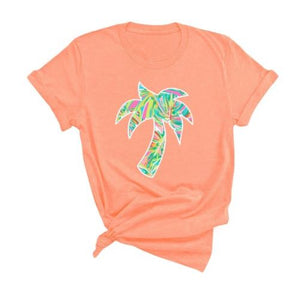 Let's Get Tropical Tee - Sunset