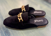 Keepsake - Black Faux Suede
