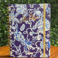 Lilly Pulitzer - Large 17 Month Agenda - Sapphire Pool Barefoot Beachcomber
