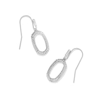 9608861537 Lee Ridge Open Frame Earrings in Silver