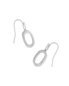 Lee Ridge Open Frame Earrings in Silver