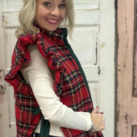 Jefferies Quilted Vest - Red