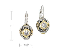 F3066-AF00 - Antiqua Collection - Circle French Wire Earrings
