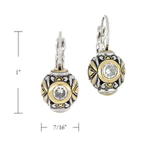 F3066-AF00 - Antiqua Collection - Circle French Wire Earrings