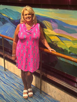 Ruffle V-Neck Dress - SEHP
