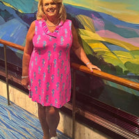 Ruffle V-Neck Dress - SEHP