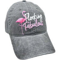 Flocking Fabulous Baseball Hat - Black