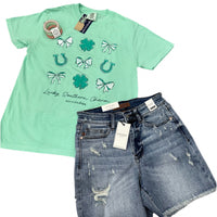 Lucky Southern Charm Tee (Front Pattern)