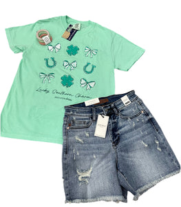 Lucky Southern Charm Tee (Front Pattern)