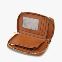 Chocolate - Alessia Zip-Around Wallet