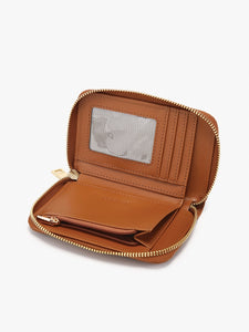 Chocolate - Alessia Zip-Around Wallet