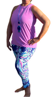Claudia Cropped Pant With Pocket (Aryeh)- Cabana Cocktail
