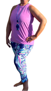Claudia Cropped Pant With Pocket (Aryeh)- Cabana Cocktail