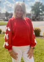 Red Bowknot Sweatshirt
