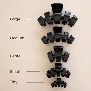 Teleties Classic Clip - Jet Black