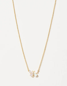 Sea La Vie Transformation/MOP Monarch Necklace Gold