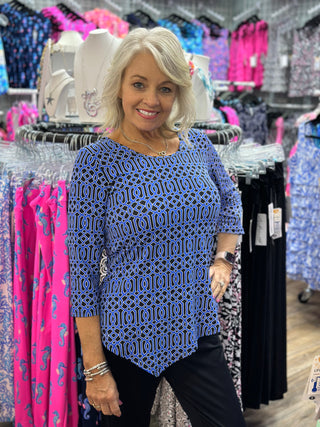 Asymmetrical Top - Indigo Isles