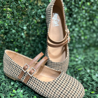 Own It - Black Tan Houndstooth