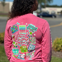 Merry Christmas Y'all Long Sleeve Tee
