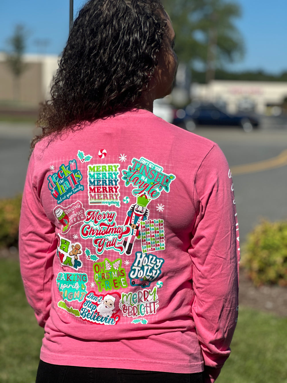 Merry Christmas Y'all Long Sleeve Tee