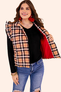 Plaid Puffer Vest