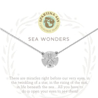 Sea La Vie Sea Wonders/Sand Dollar Necklace Silver