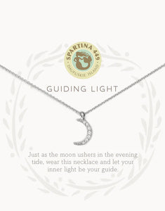 Sea La Vie Guiding Light/Crescent Necklace Silver