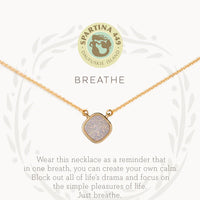 Sea La Vie Druzy Necklace 18" Breathe/Cream Druzy