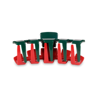 Teleties Clip -  Red and Green
