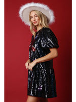 Holiday Ornaments Sequin Dress
