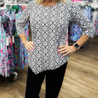 Secret Pocket Detail Capri - BLK