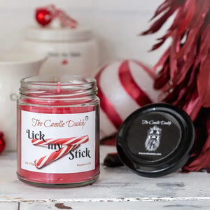 Lick My Stick Peppermint Holiday 6oz Candle