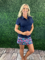 Navy Short Sleeve Polo
