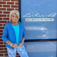 Textured Cardigan - Periwinkle (BPW)