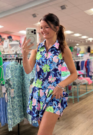 Lottie Sleeveless Pleated Dress