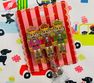 Nutcracker Trio Badge Reel