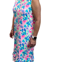 SPX4579 Midi Sleeveless Ruffle Trim Dress - PAFL
