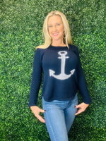 Lulu-B Sweater - Navy Anchor (ANNN)
