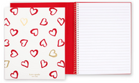 240231 - Concealed Spiral Notebook - Brushstroke Hearts
