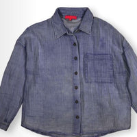 Gauze Button Down - Indigo