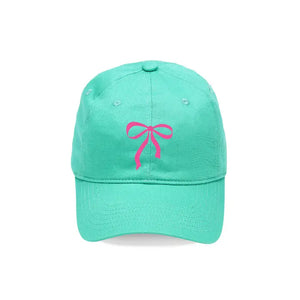 Embroidered Kids Cap - Bow