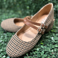 Own It - Black Tan Houndstooth