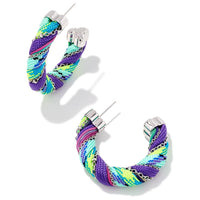 Masie Corded Hoop Earrings