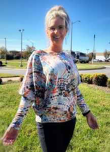 Dolman Sleeve Top - Multi