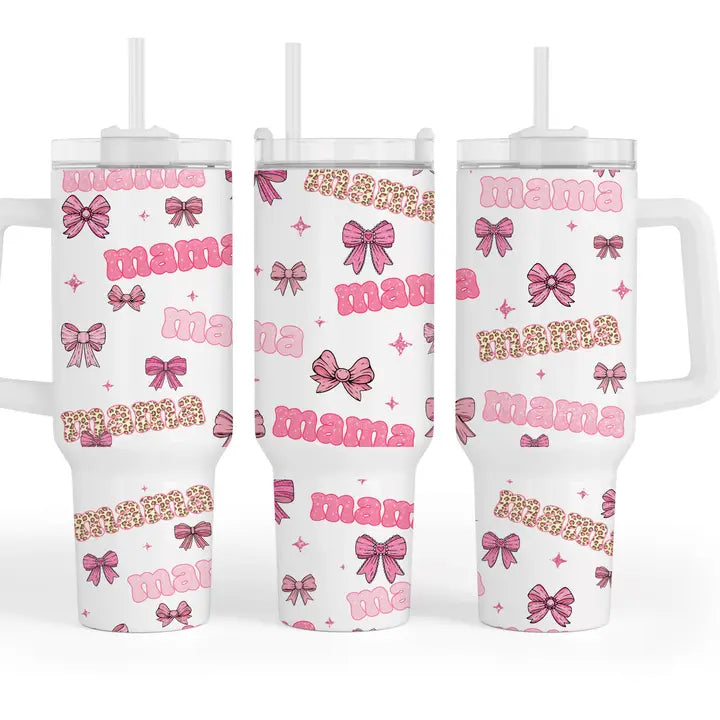 Pink Coquette Mama 40oz Tumbler