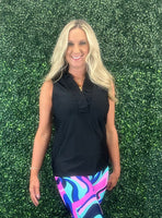 Evelyn Sleeveless Top - Black
