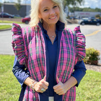 Jefferies Quilted Vest Pink