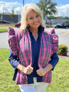 Jefferies Quilted Vest Pink