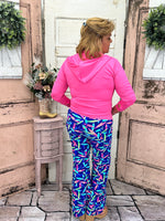 Mercedes Wide Leg Pant - Wishing Pool
